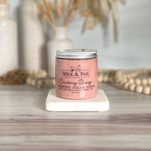 Milk & Pail Whipped Sugar Scrubs (Multiple Scents)
