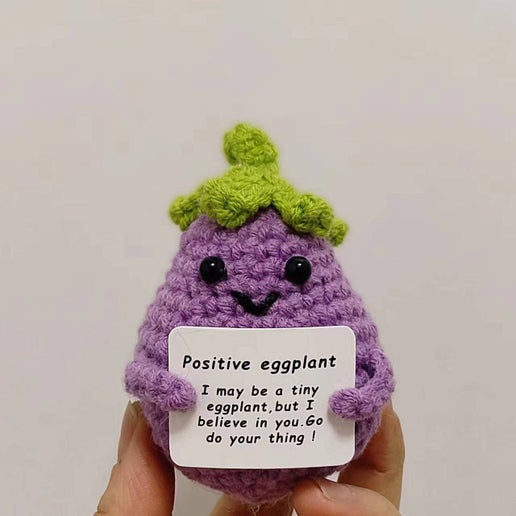Crochet Animal with Positive Message (Multiple Options)