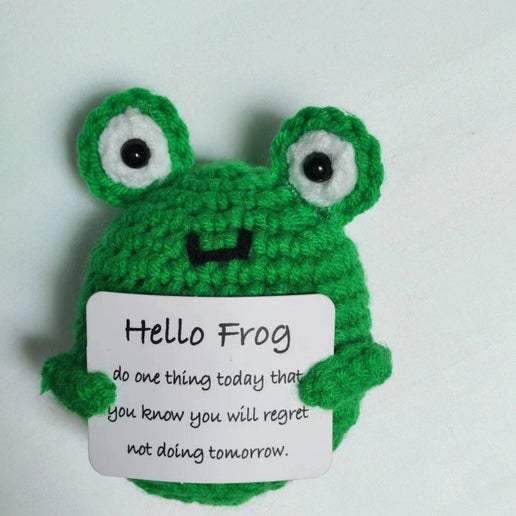 Crochet Animal with Positive Message (Multiple Options)