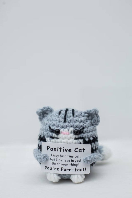 Crochet Animal with Positive Message (Multiple Options)