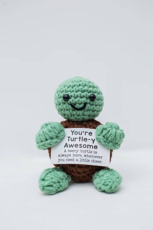 Crochet Animal with Positive Message (Multiple Options)