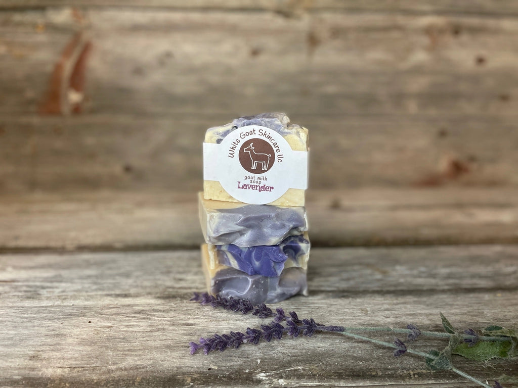 White Goat Skincare Goat Milk Bar Soap (Multiple Scents)